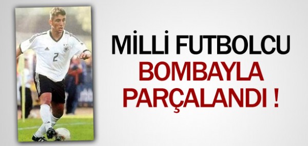 Milli futbolcu paralanarak ld